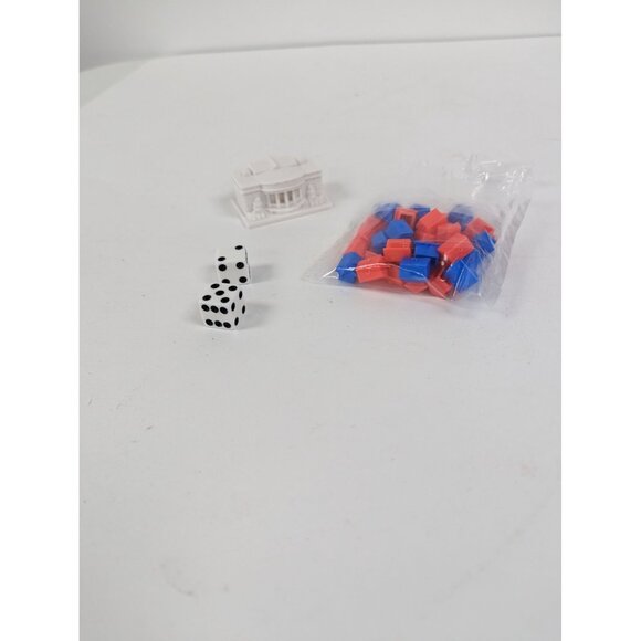 Monopoly House Divided Edition 2019 Game Replacement Hotels Dice White House - Picture 1 of 4